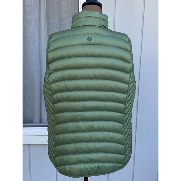 Marmot Women's Aruna Vine Green Down Vest Size XL 600 Fill Water Repellent - Picture 7 of 16